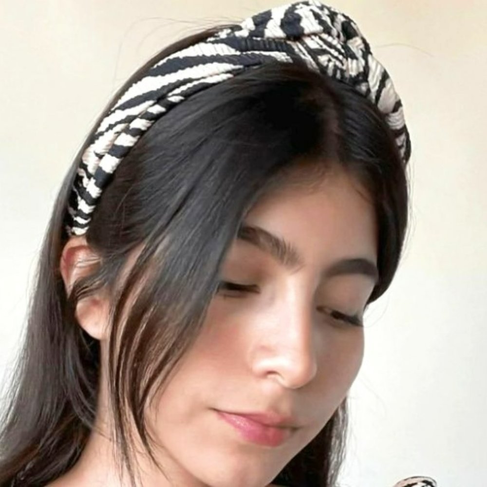 Montce Adjustable Zebra Headband NWT-NEVER WORN